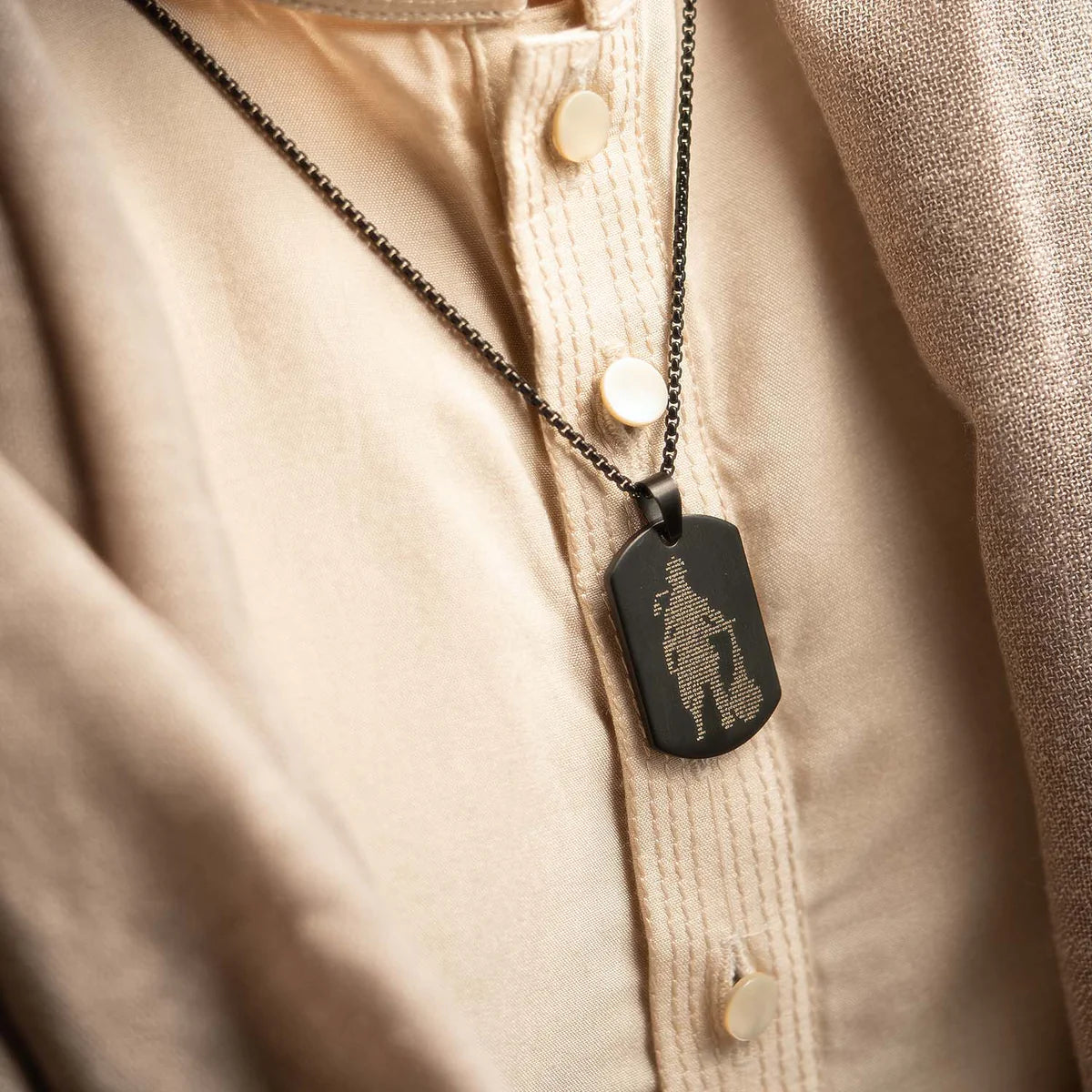 Hanuman Chalisha Pendant with Chain